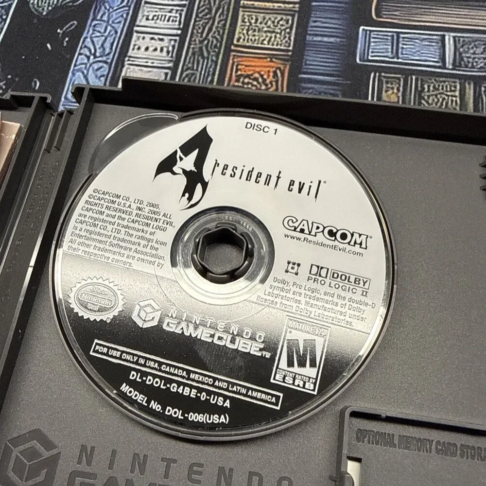 Resident Evil 4 Nintendo GameCube Complete CIB - TESTED - AUTHENTIC -